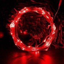 Светодиодная LED лента 0805 красная 5 м, USB, IP65