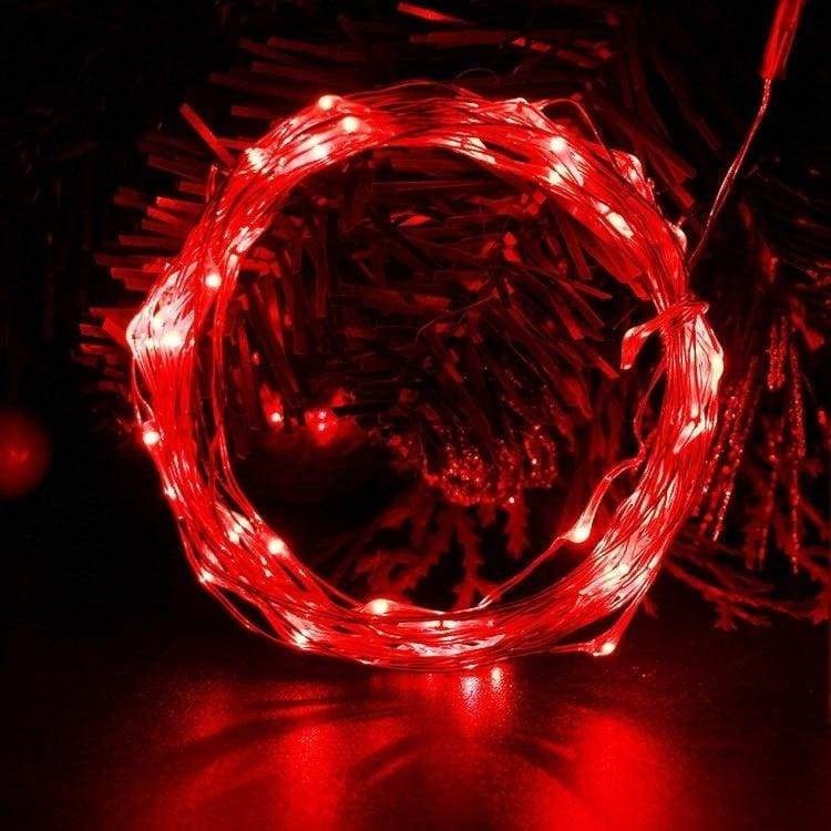 Светодиодная LED лента 0805 красная 5 м, USB, IP65 
