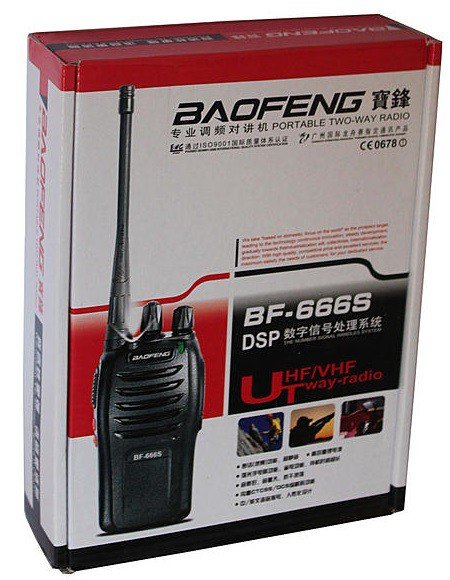 Портативная рация радиостанция BAOFENG BF-666S (UHF) 