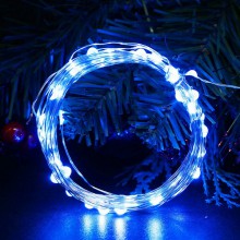 Светодиодная LED лента 0805 синяя 5 м, USB, IP65