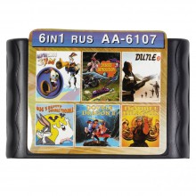 Картридж Сега 6 в 1 (AA-6107) BUGS BUNNY/DES. DEMOL./DUNE 2 /EARTHWORM JIM