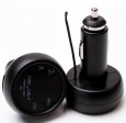 Автомобильный вольтметр в прикуриватель для авто машины с термометром и USB 