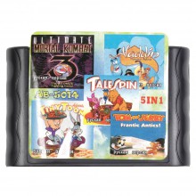 Картридж Сега 5 в 1  (AB-5014)  MK Ultimatum /Aladdin  /TOM & JERRY /TALE SPIN +..