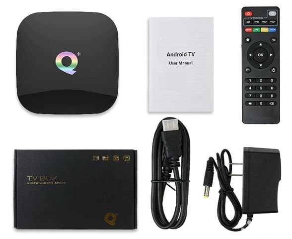 Смарт тв приставка Q Plus Android Smart Tv Box 4/32 