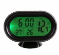 Автомобильные часы с подсветкой, вольтметром и термометром VST 7009V 