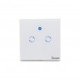 Умный WiFi выключатель  Sonoff T1 2 кнопочный 