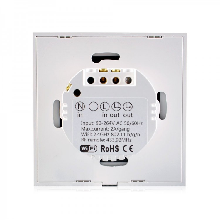 Умный WiFi выключатель  Sonoff T1 1 кнопочный 