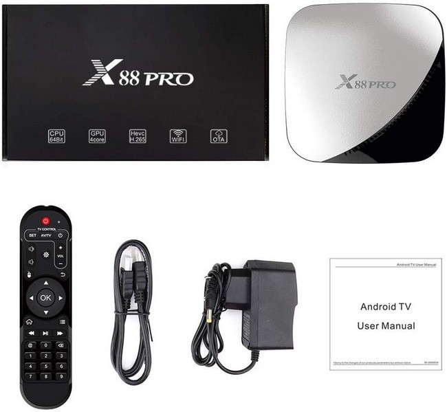 Смарт тв приставка X88 PRO Android Smart Tv Box 2/16 