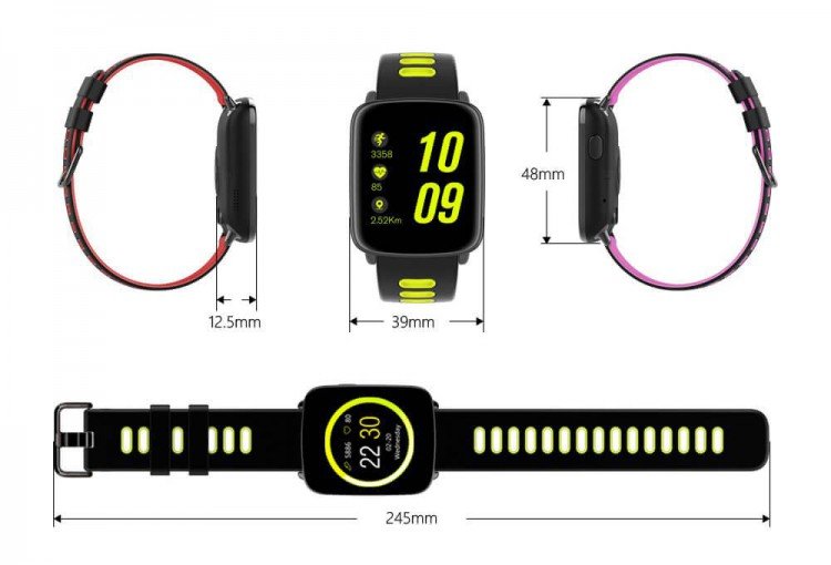 Умные смарт часы Kingwear GV68 Smart Watch c пульсометром 