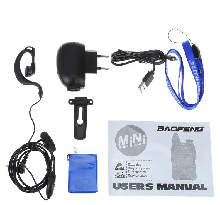 Портативная рация Baofeng BF-T1 mini 