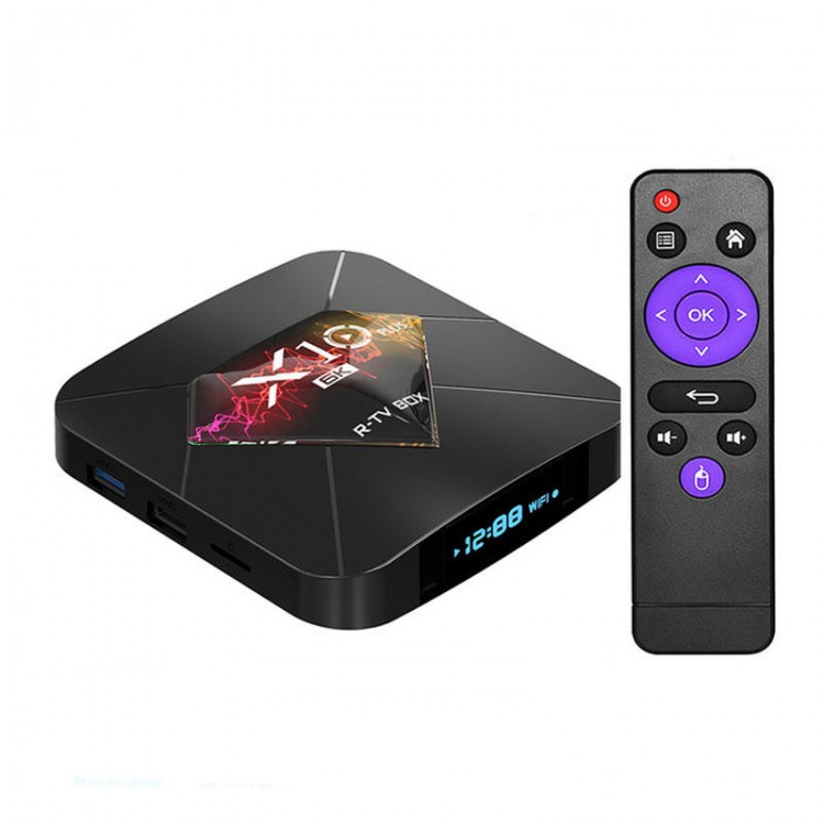 Смарт тв приставка X10 PLUS Android Smart Tv Box 4/64 