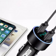 Автомобильный вольтметр в прикуриватель для машины в авто USB зарядка 