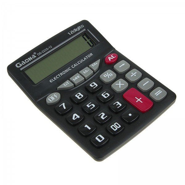 Калькулятор настольный 12 разрядный GAONA DS-222S-12 