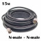 Кабельная сборка N male N male, rg68 15м