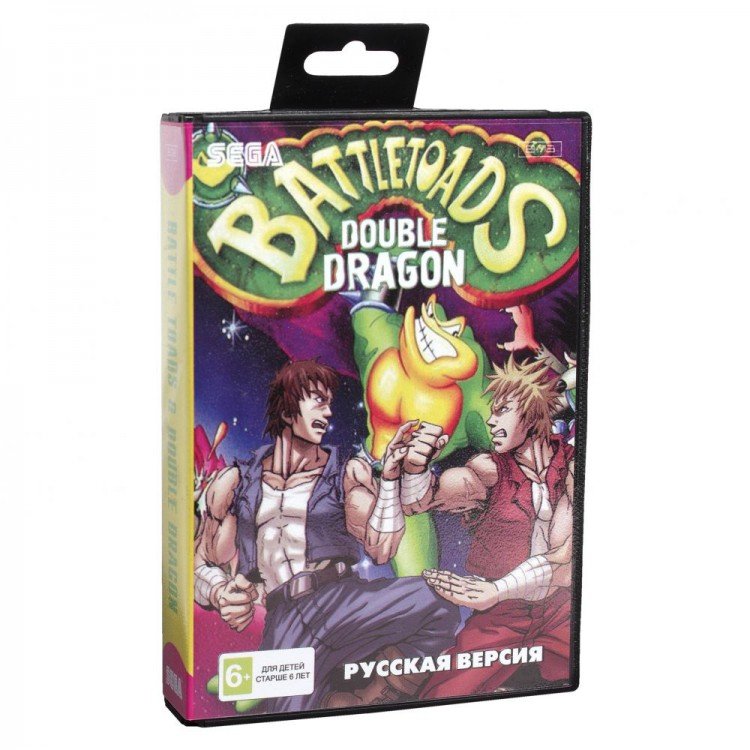 Картридж Sega "BATTLE TOADS & DOUBBLE DRAGON" 