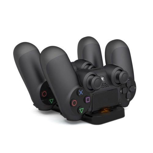 Зарядная станция для 2 беспроводных геймпадов Playstation 4 