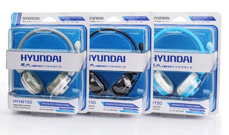 Наушники для ПК с микрофоном HYUNDAI H6150 