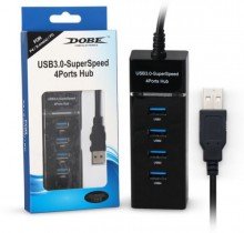 Хаб USB HUB  3.0 x 4 (Совместим с PS4,PS4 Pro,Xbox ONE,Xbox One S/PC)