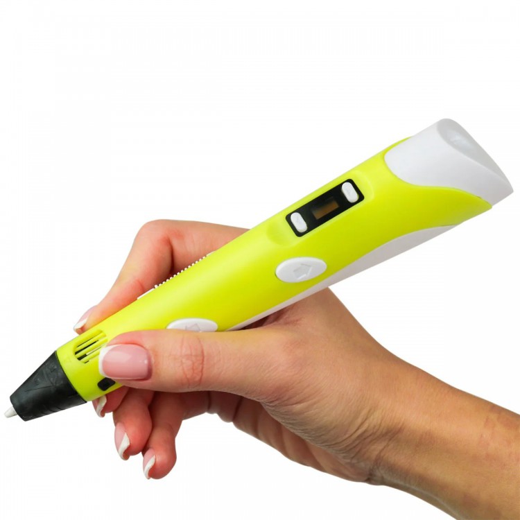 3D ручка 3D Pen 2 Помощник  Желтая 