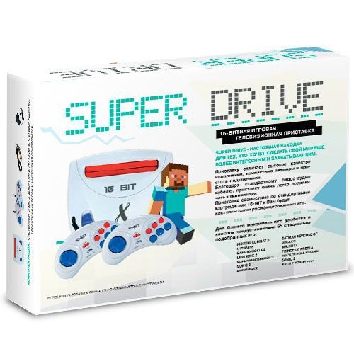 Приставка Sega Super Drive Майнкрафт (55 игр) 