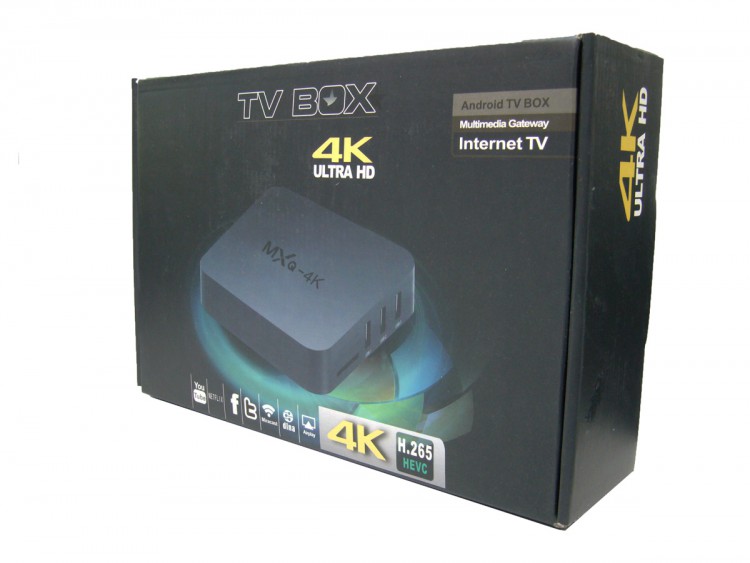 Смарт тв приставка Android TV Box MXQ 4K RK3229 1/8 