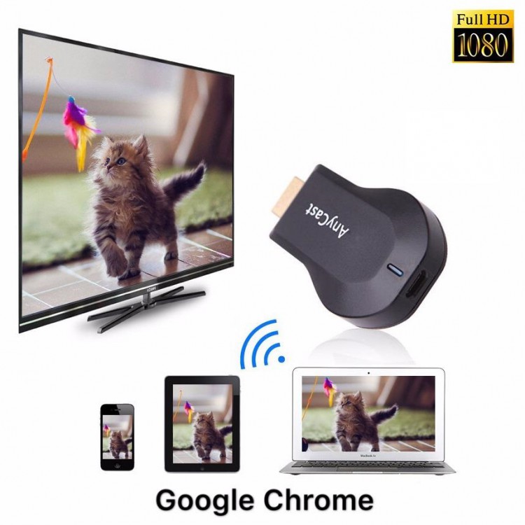 Wi Fi  HDMI адаптер ANYCAST M9 медиа стример для тв 