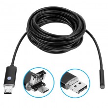 USB эндоскоп для андроид смартфонов и ПК 0,3 Мп 2 м