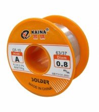 Припой свинец олово с флюсом в катушке 0.8 мм