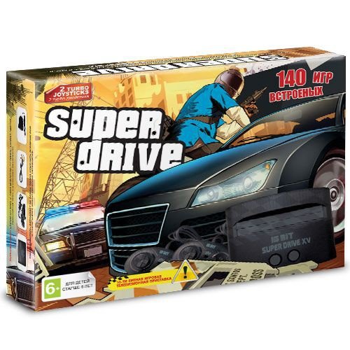 Игровая приставка Sega Super Drive ГТА (140 игр) 