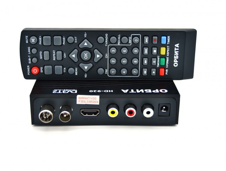 Цифровой ресивер тв приставка DVB-T2 Орбита HD920 +HD плеер 1080i 