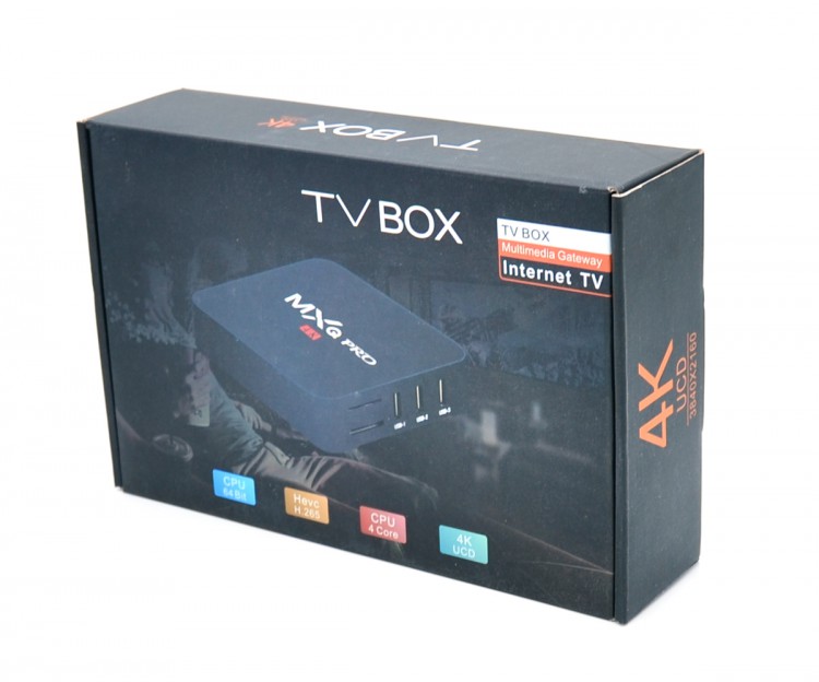Смарт тв приставка MXQ PRO 4K Android TV Box 1/8 
