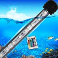 Светодиодный LED светильник лампа для аквариума 280 мм RGB c пультом 