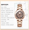 Женские электронные наручные часы SANDA P1018 